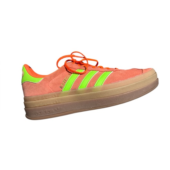 Adidas w’s orange platform gazelles 9.5 - Picture 6 of 11